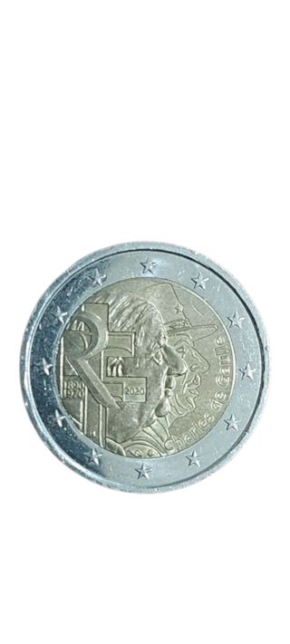 Moneda 2€ Charles de Gaulle 1890-1970