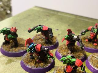 Figuras Blood Bowl equipo goblin