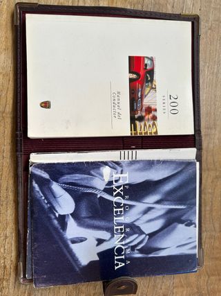 Carpeta y manual Rover Serie 200