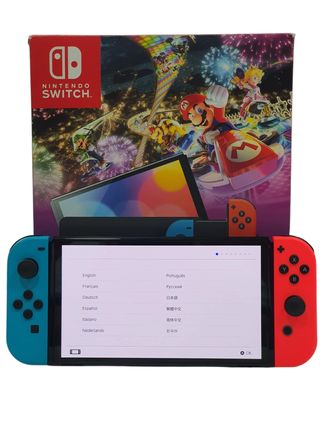 Nintendo Switch OLED 64GB Blu/Rosso
