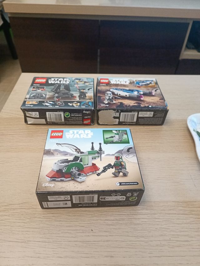 Lote 3 Lego Star Wars Microfighters