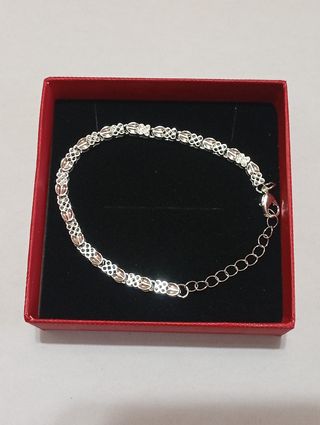 Pulsera Chapada en plata 
