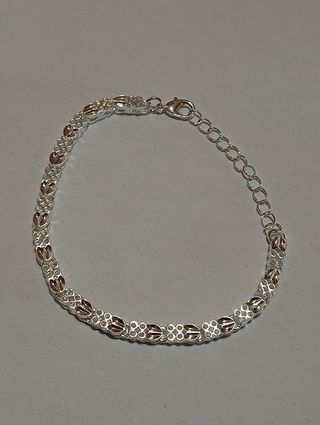 Pulsera Chapada en plata 