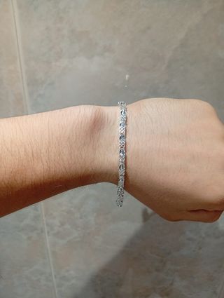 Pulsera Chapada en plata 