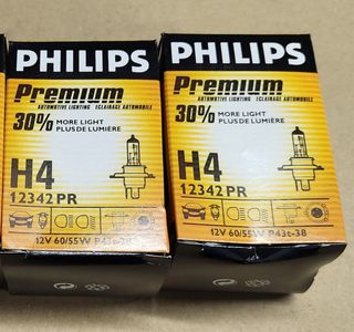 2 Lampadine Philips H4 Premium 12V 60/55W