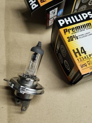 2 Lampadine Philips H4 Premium 12V 60/55W