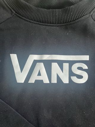 Sudadera Vans Negra Chica.ORIGINAL.