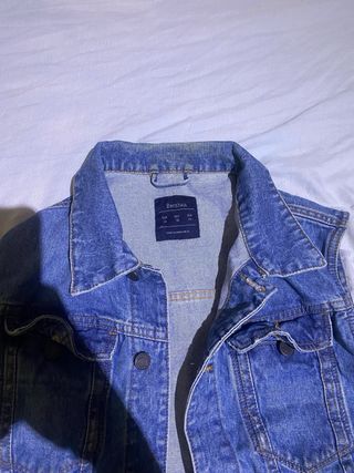 Chaleco vaquero azul