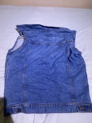 Chaleco vaquero azul