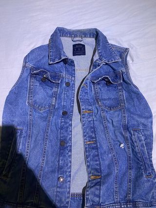 Chaleco vaquero azul