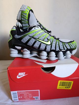 Nike Shox TL Gris y Verde