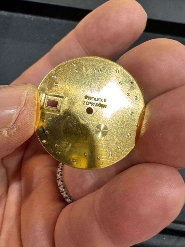 QUADRANTE DIAL ROLEX DATEJUST BLU ROMANI CON SFERE