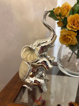Elefante portafortuna lucido