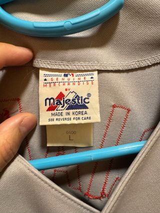 Camisa Béisbol Boston Red Sox Majestic Gris