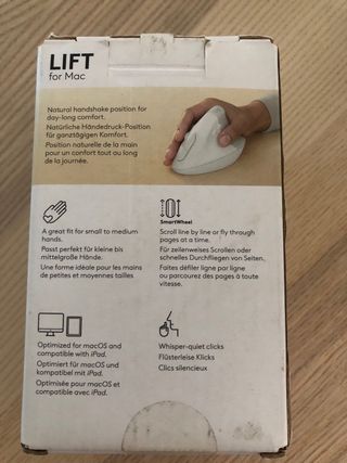 Logitech Lift para Mac Ratón Ergonómico Vertical