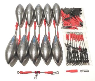 ⬆️ 10 plomos pesca surfcasting, grapas, urfes