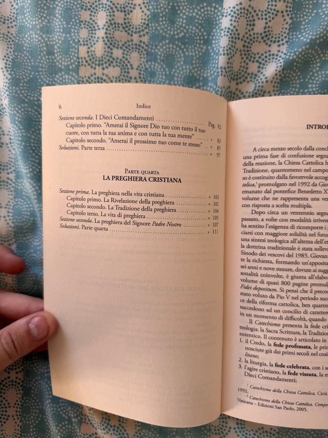 quiz sul libro  compendio della chiesa cattolica