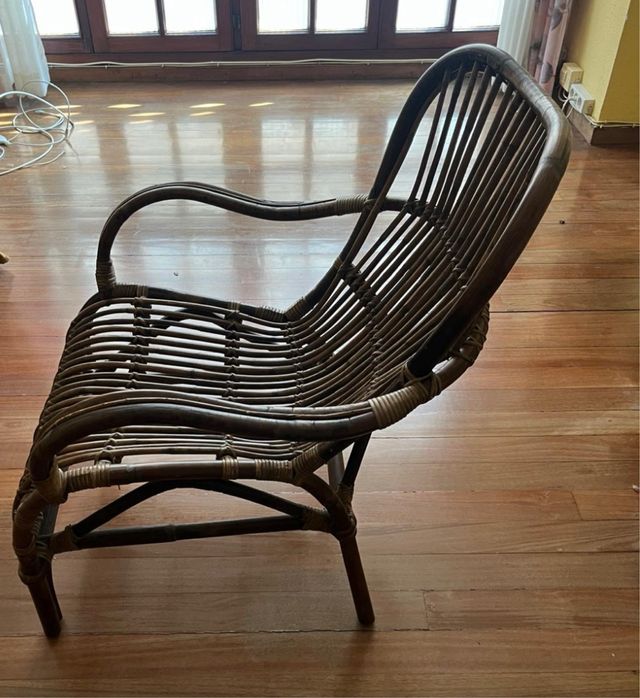 Sillón de ratán
