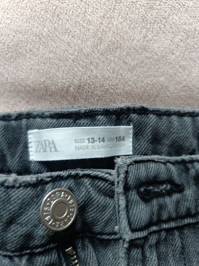 Jeans neri da bambino Zara 13-14 anni mai indossati