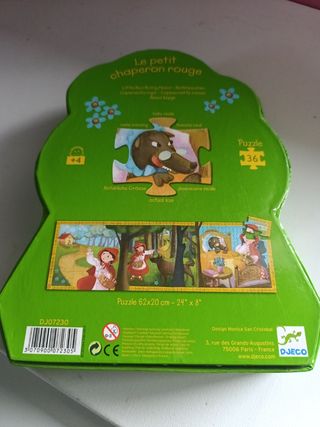 Puzzle Caperucita Roja Djeco 36 piezas