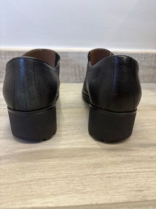 Scarpe Melluso N.37 Nere con Zip e Strass