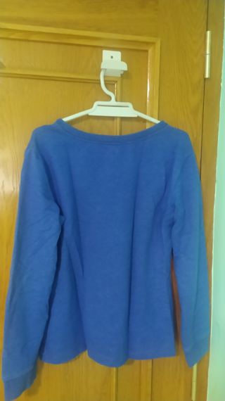 Sudadera azul cómoda talla 10/11 años