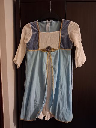 Traje medieval niña disfraz