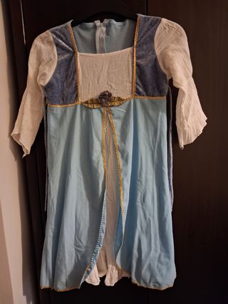 Traje medieval niña disfraz