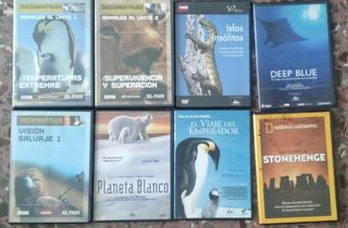 Lote 8 DVDs Documentales Naturaleza Español
