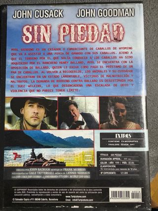 Sin Piedad DVD Western John Cusack