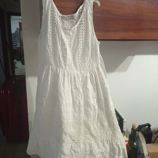 Vestido blanco de encaje