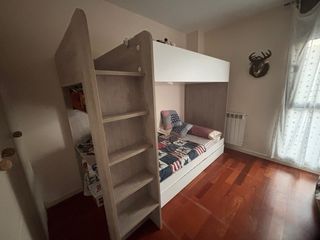 Litera 3 camas + pupitre