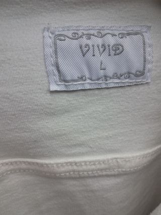 Chaqueta vaquera blanca