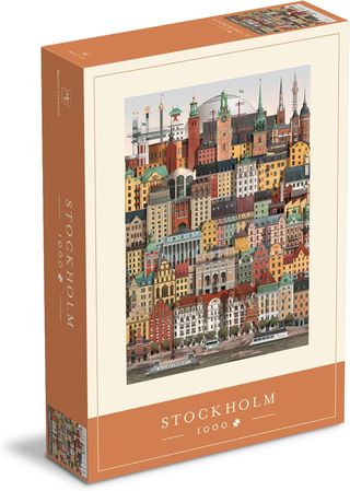 ✨ - Martin Rompecabezas arte ciudades multicolor