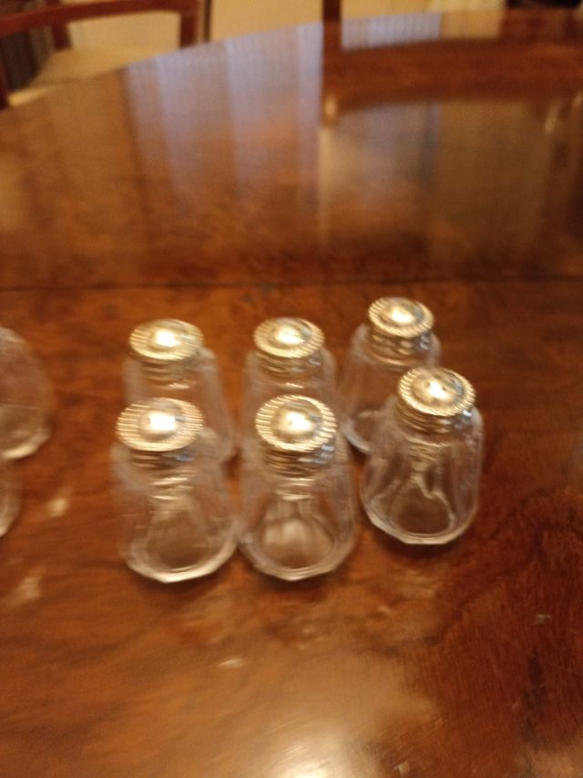 6 Saleros y 6 Pimenteros de Plata