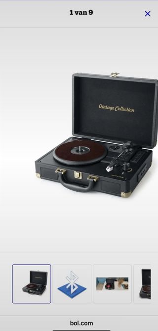 Tocadiscos Maletín Muse Vintage Collection