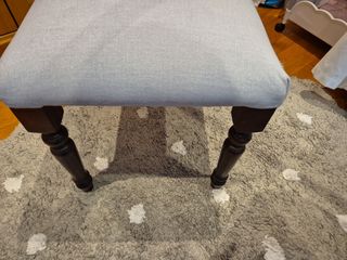 Banco decorativo madera gris