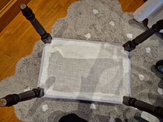 Banco decorativo madera gris