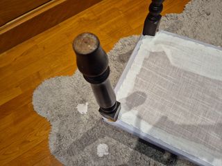 Banco decorativo madera gris