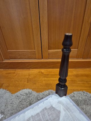 Banco decorativo madera gris