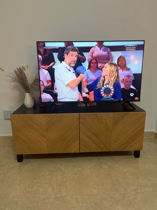 Mueble TV Ikea Besta Madera.