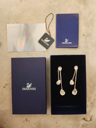 Pendientes Largos Swarovski Vintage Modelo 866922