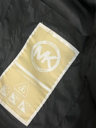 Giubbino Michael Kors nero con cappuccio