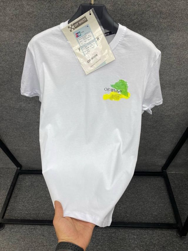 T-shirt Off-White bianca con stampa