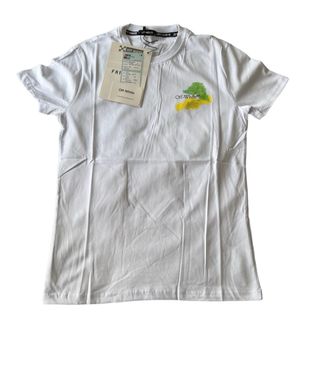 T-shirt Off-White bianca con stampa