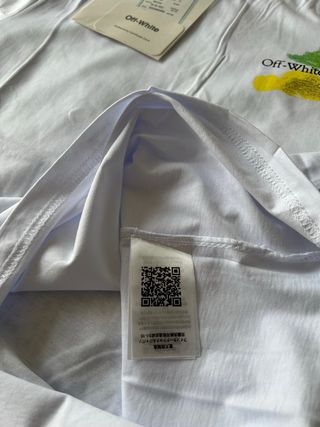 T-shirt Off-White bianca con stampa