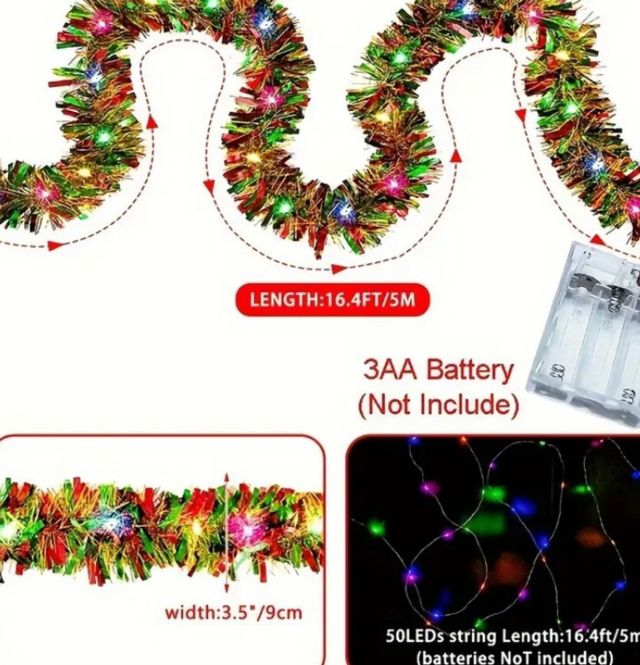 Guirnalda Navidad Luces LED 5m