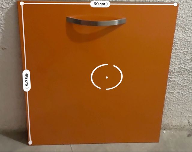 Puerta de Mueble de Cocina Naranja