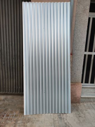 Chapa ondulada lacada blanco