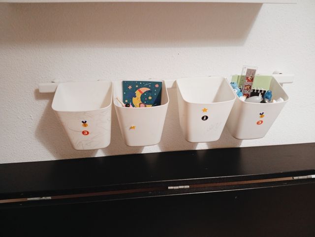 Organizador de escritorio para colgar